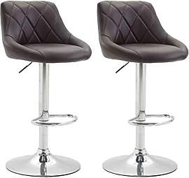 CLP 2er Set Barhocker Lazio Mit Kunstlederbezug I