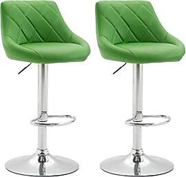 CLP 2er Set Barhocker Lazio Mit Kunstlederbezug I