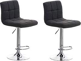 CLP 2er Set Barhocker Peru Mit Stoffbezug I