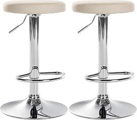CLP 2er Set Barhocker Ponte Kunstleder I Drehbarer 