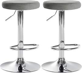 CLP 2er Set Barhocker Ponte Samt I Drehbarer