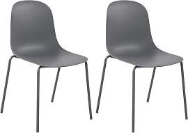 CLP 2er Set Stühle Hardin, stapelbare