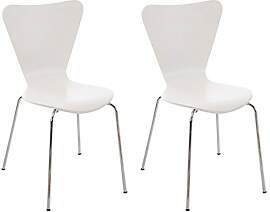 CLP 2X Konferenzstuhl Calisto Mit Holzsitz Und