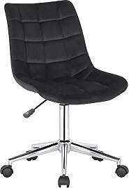 CLP Bürostuhl Medford Samt I Drehstuhl Für