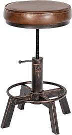 CLP Sitzhocker Destin mit Kunstlederbezug I Hocker 