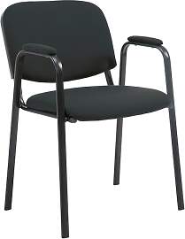 CLP Stapelstuhl mit Armlehnen gepolstert Ken Pro,