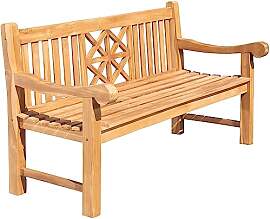 CLP Teak-Gartenbank Florida I Sitzbank Mit