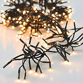 Cluster-Lichterkette 576 LED warmweiß 7,2m