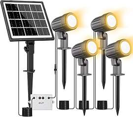 CLY Solar Gartenleuchte Warmweiß 2 Dynamischer