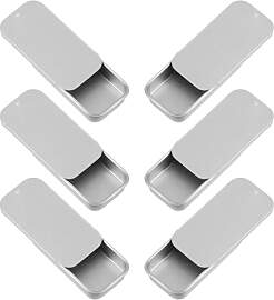 Cobee 6 Stück Kleine Metalldose, Tragbare Mini