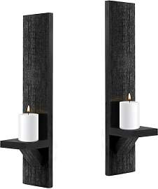 Cobenga Wandkerzenleuchter aus Holz,