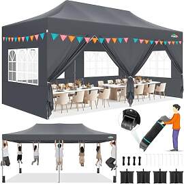COBIZI Pavillon 3x6m Faltpavillon 3x6m Wasserdicht 