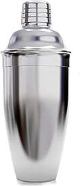Cocktail Shaker, 750 ML Edelstahl Cocktail Shaker