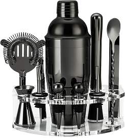 Cocktail Shaker Set, Edelstahl Cocktail Set mit 12 