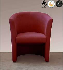 Cocktailsessel HOME AFFAIRE "Tabby", rot 