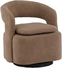 Cocktailsessel Laurel Beige Bouclé