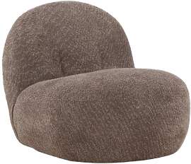 Cocktailsessel Omaha Dunkelgrau Bouclé