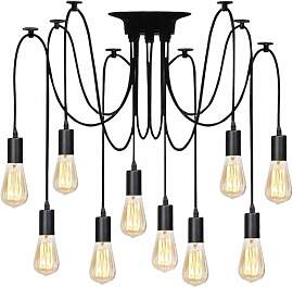 Cocoarm Deckenleuchte Retro Spinne Lampen