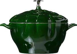 Cocotte Artischocke, basilikumgrün, 22 cm La