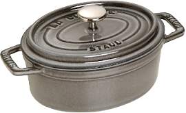 Cocotte, oval Graphitgrau 15 cm