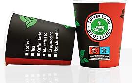 Coffee to go Becher aus Hartpapier 0,2l, 100Stk,