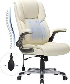 COLAMY Bürostuhl mit Hoher Rückenlehne,