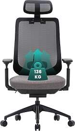 COLAMY XK01 Atlas Ergonomischer Netz-Bürostuhl,