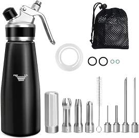 ColCospie Sahnespender,Sahnesyphon Aluminium 500ml 