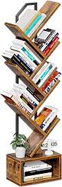 Coleshome Bücherregal im Baumform, Standregal mit 