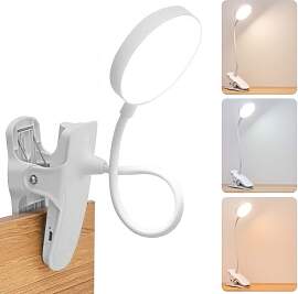 Colexy Bett Lampe Weiß Leselampe Kinder mit Touch 