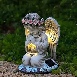 Colexy Solar Engel Gartenstatuen, Betende