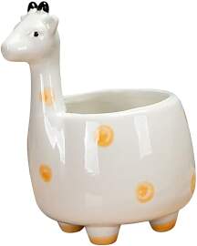 COLLBATH Giraffe Keramik Blumentopf Sukkulenten