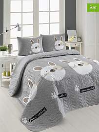 Colorful Cotton - 3tlg. Tagesdecken-Set