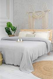 Colourful Cotton - Tagesdecke in Grau