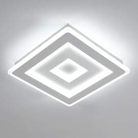 Comely LED Deckenleuchte Quadrat, 28cm 36W Moderne 