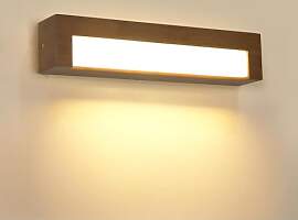 Comely LED Wandlampe Innen 18W, Moderne Holz