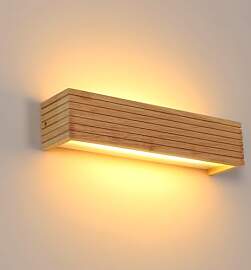 Comely Wandlampe Innen Holz, 18W 2025LM LED