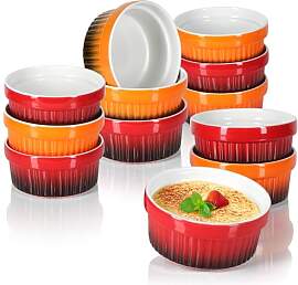 com-four® 12x Ragout Fin Schale - Ofenfeste