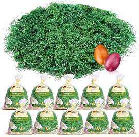 com-four® 250g Ostergras in grün für