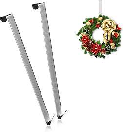 com-four® 2x Türhaken aus Edelstahl - 27 cm