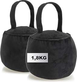 com-four® 2x Türstopper mit Griff - extra schwer 