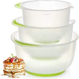 com-four® 3-teiliges Rührschüssel Set