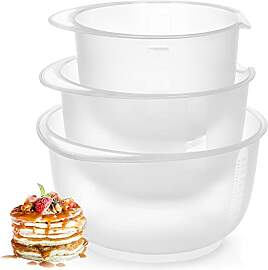 com-four® 3-teiliges Rührschüssel Set