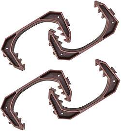 com-four® 4er Set Fensterklammer -