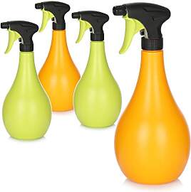 com-four® 4x Blumensprüher - Sprühflasche zur