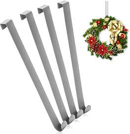 com-four® 4x Türhaken aus Edelstahl - 26 cm