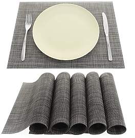 com-four® 6X Platzmatte - Tischset für 6