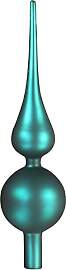 com-four® Christbaumspitze in blaugrün matt,
