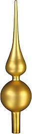 com-four® Christbaumspitze in goldfarben matt,