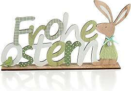 com-four® Deko Aufsteller Frohe Ostern -
